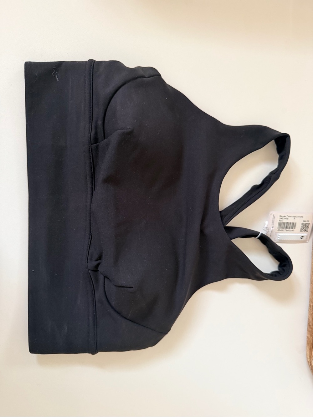 lululemon athletica Wunder Train Long-Line Bra — Black